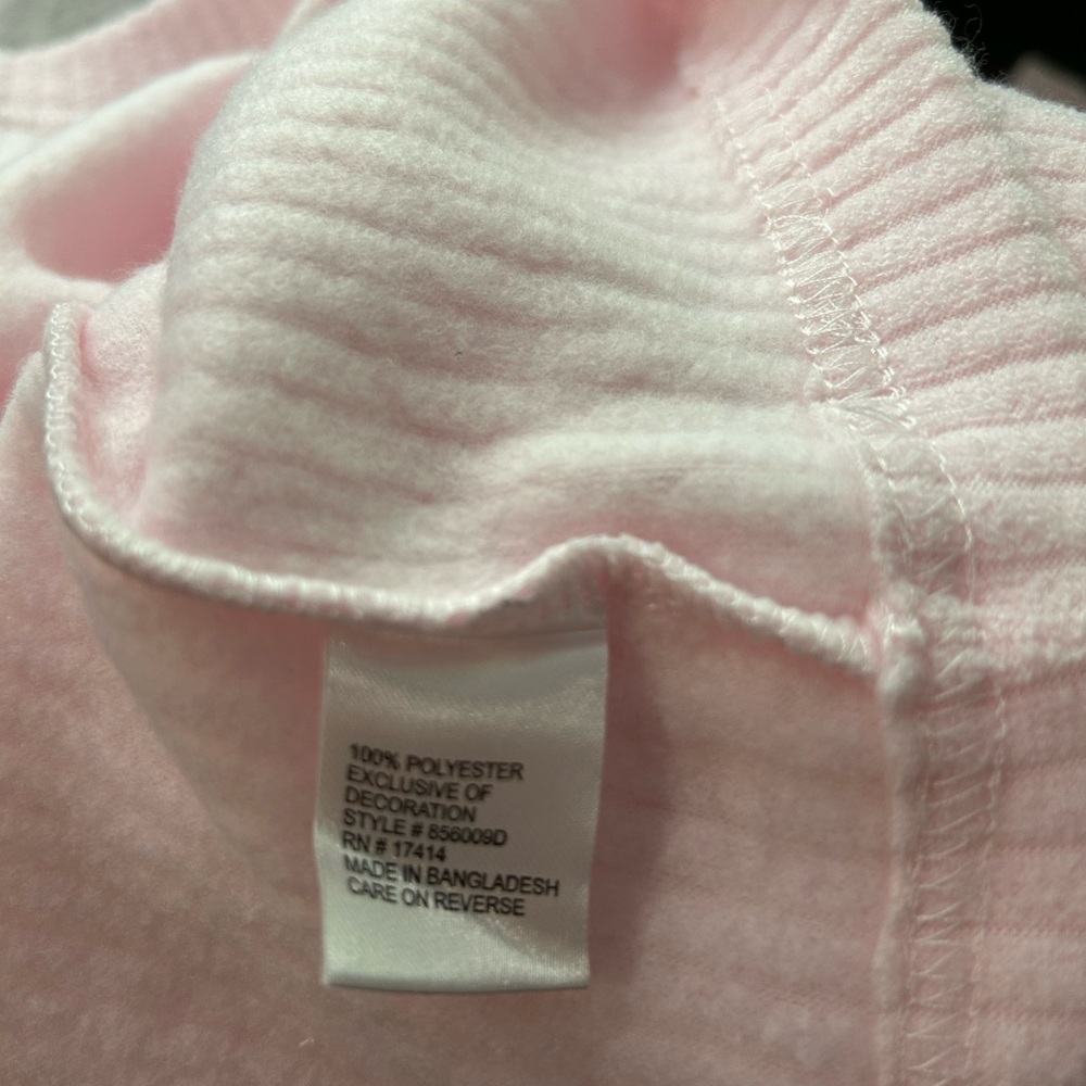 Miss Elaine Pink Long Sleeve Robe Size M - Picture 6 of 7